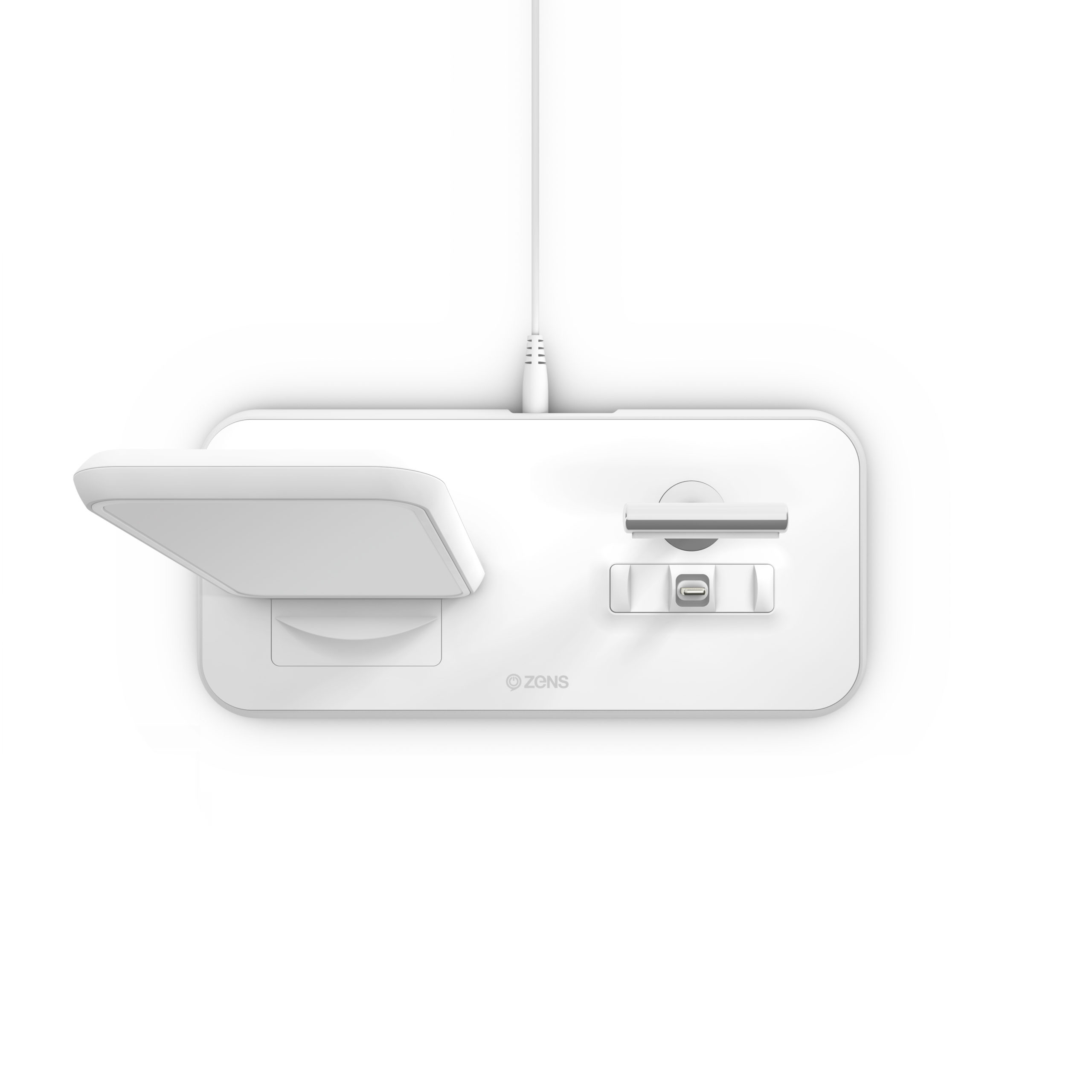 3.-ZENS-StandDock-Aluminium-Wireless-Charger-White-Top-view-scaled