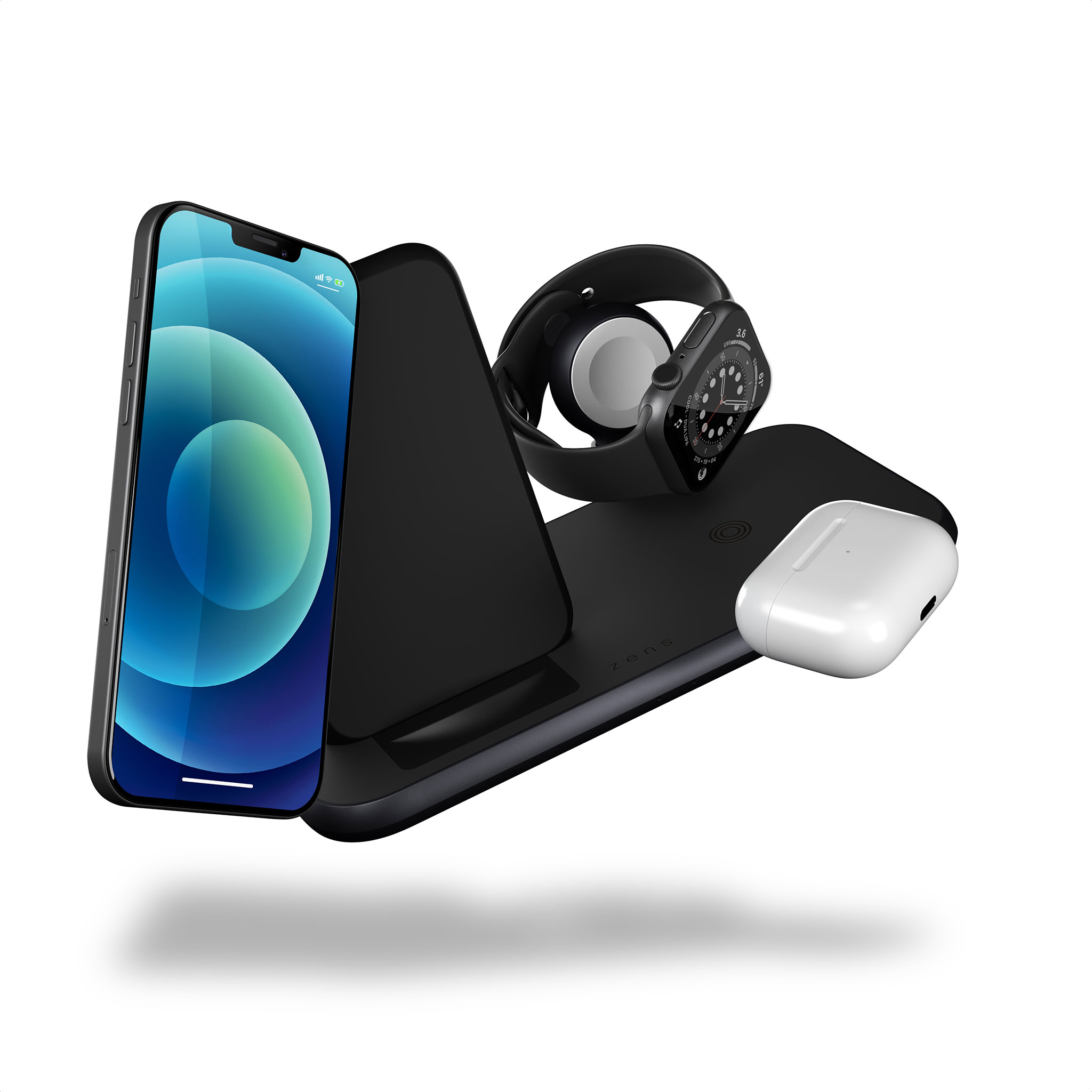 ZEDC15B - 4 in 1 Stand+Watch Wireless Charger Aluminium Floating Products