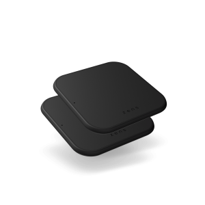 ZESC12B - Zens Single Wireless Charger Slim line Front Side View Twin Pack